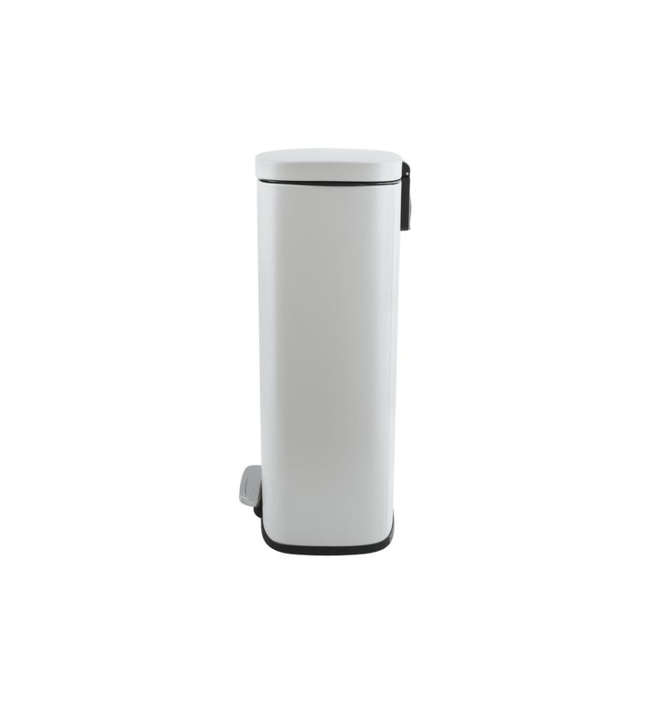 SPIRELLA - Treteimer Poubelle Akira Matt 30 l, Weiss