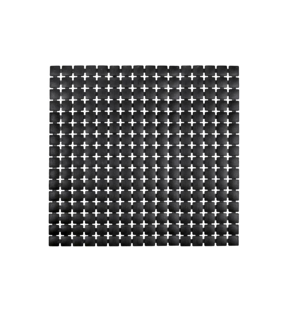 KLEINE WOLKE - Tapis de douche Gatty 54 x 54 cm, Noir