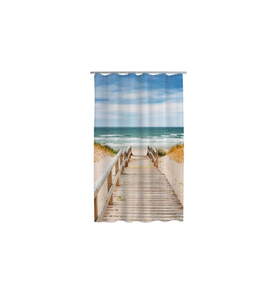 Ridder - Duschvorhang Nordsee 180 x 200 cm, Mehrfarbig