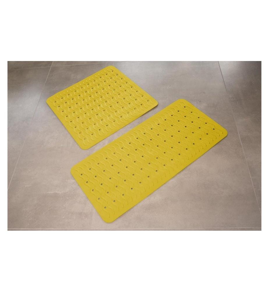 Ridder - Tapis de douche Playa 54 x  54 cm, Jaune