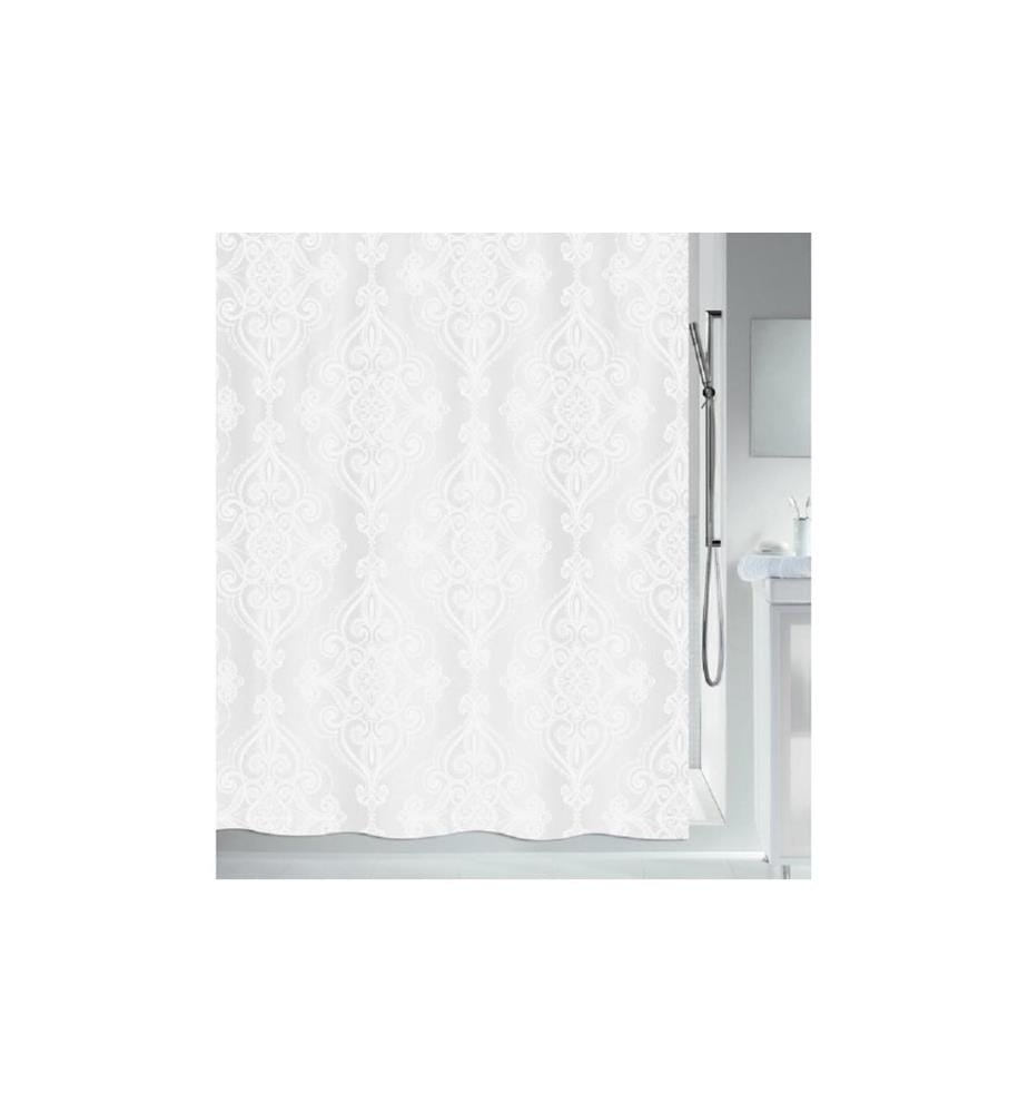 SPIRELLA - Duschvorhang Rivoli 180 x 180 cm, Weiss