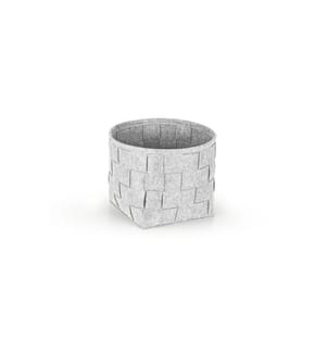 N8Werk - Panier de rangement Filz 32 cm Gris clair