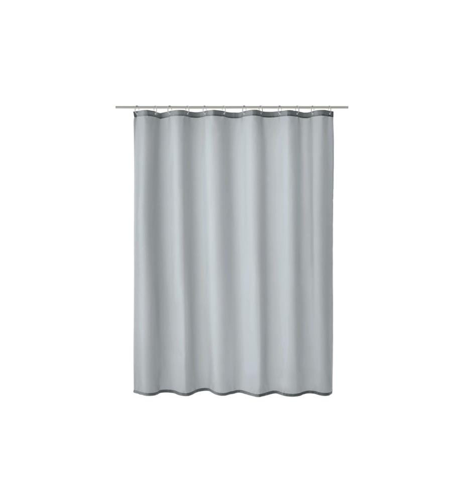 KLEINE WOLKE - Duschvorhang Rica 180 x 200 cm, Grau
