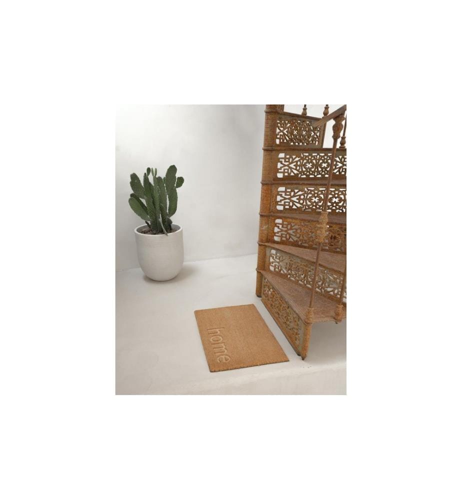 Tiseco - Fussmatte Kokos Heim 60 cm x 40 cm