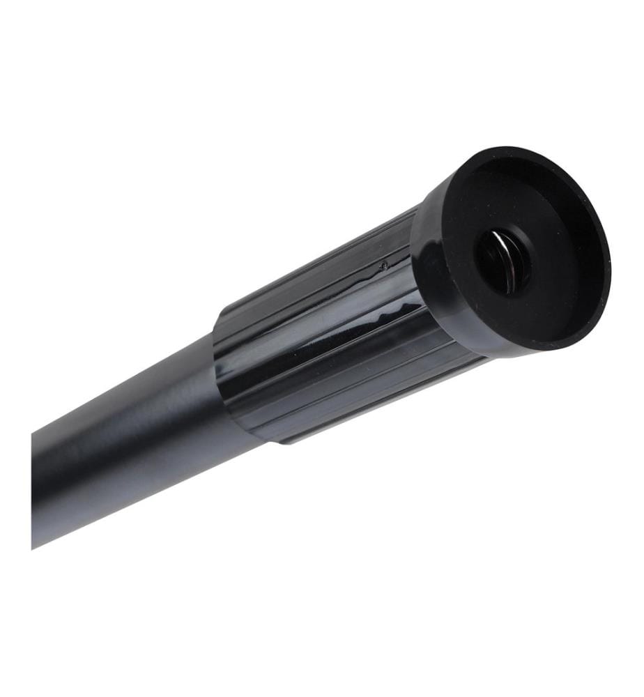 MSV - Duschvorhangstange 70 - 120 cm, Schwarz