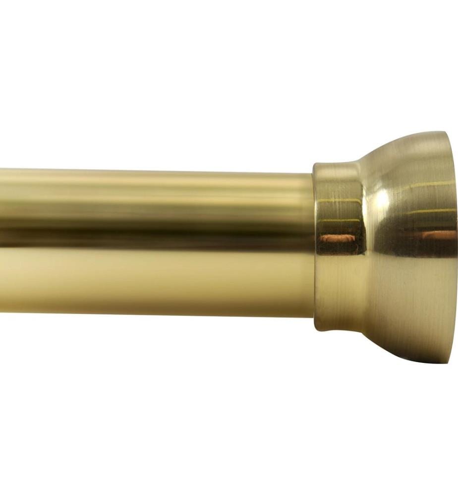 SPIRELLA - Tringle pour rideau de douche Kreta 75/125 x 2.1 cm,  Or (Alu)