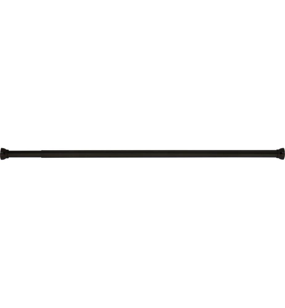 SPIRELLA - Duschvorhangstange Kreta 125/220 x 2.1 cm, Schwarz matt