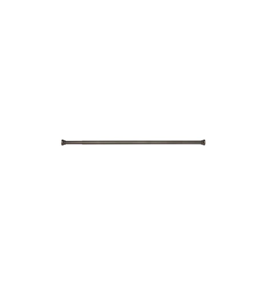 SPIRELLA - Duschvorhangstange Kreta 125/220 x 2.1 cm, Titan black