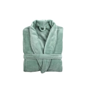 Tiseco - Bademantel COSY Mikroflanell ,unisex Grün