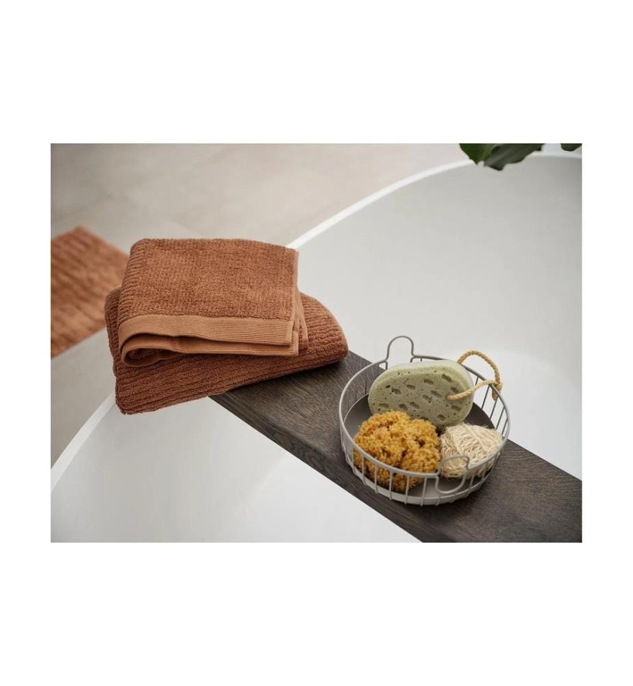 ZONE DENMARK - Duschtuch Classic Mandarine 70 x 140 cm, Gelb