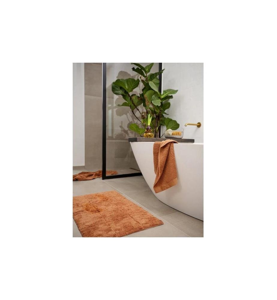 ZONE DENMARK - Duschtuch Classic Mandarine 70 x 140 cm, Gelb