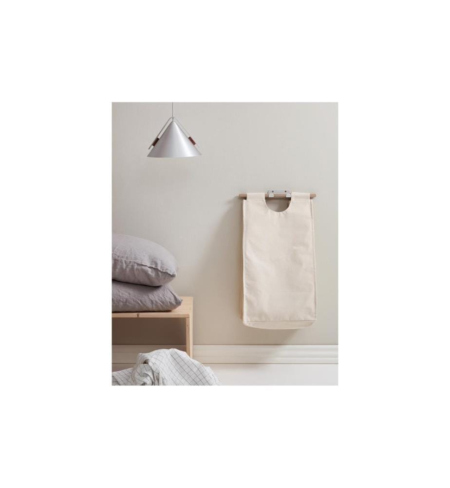 ReCollector - Corbeille à linge BagUp, 40 l, Off-White