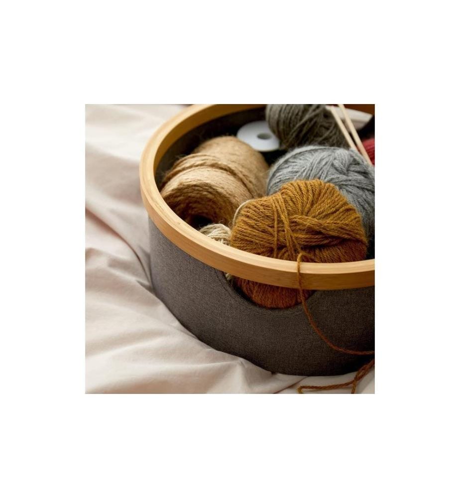 Lumaland - Boîte de rangement rond 3 pièces, Rose