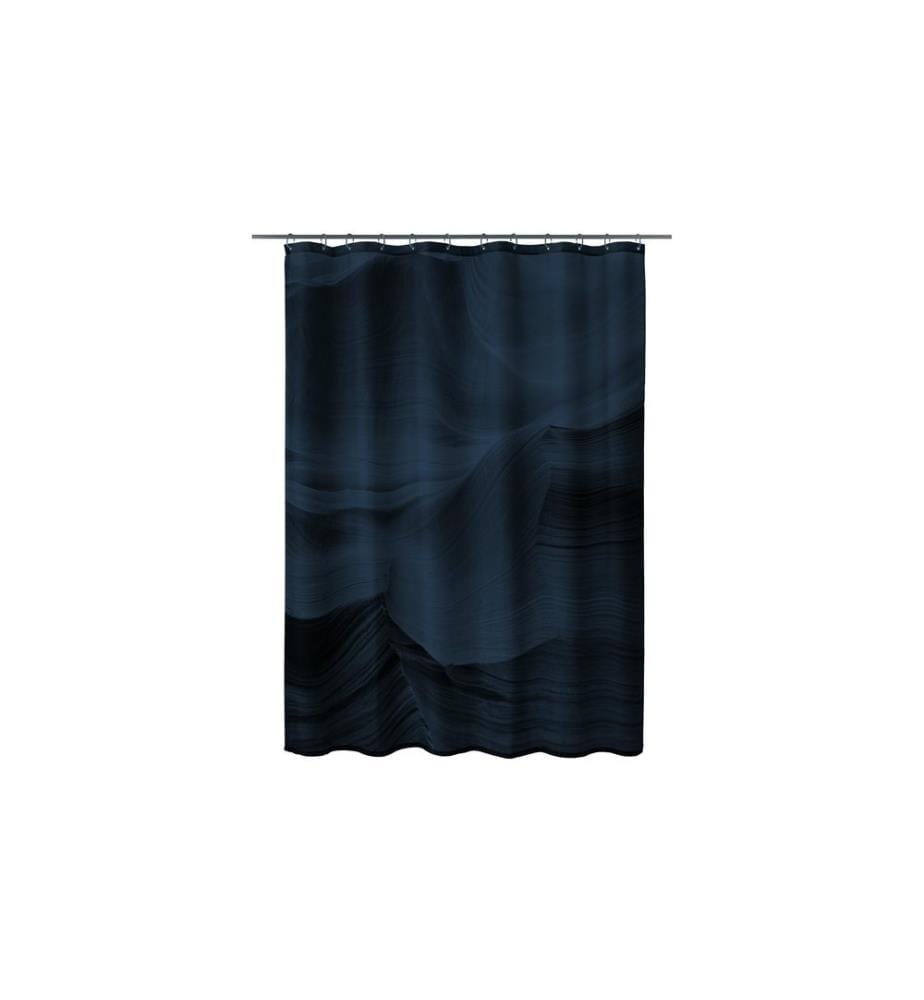KLEINE WOLKE - Duschvorhang Mystic 180 x 200 cm, Blau