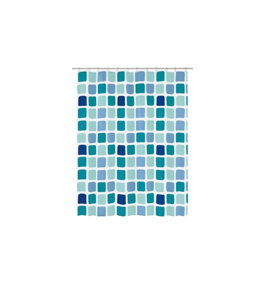 KLEINE WOLKE - Duschvorhang Sonny 180 x 200 cm, Blau