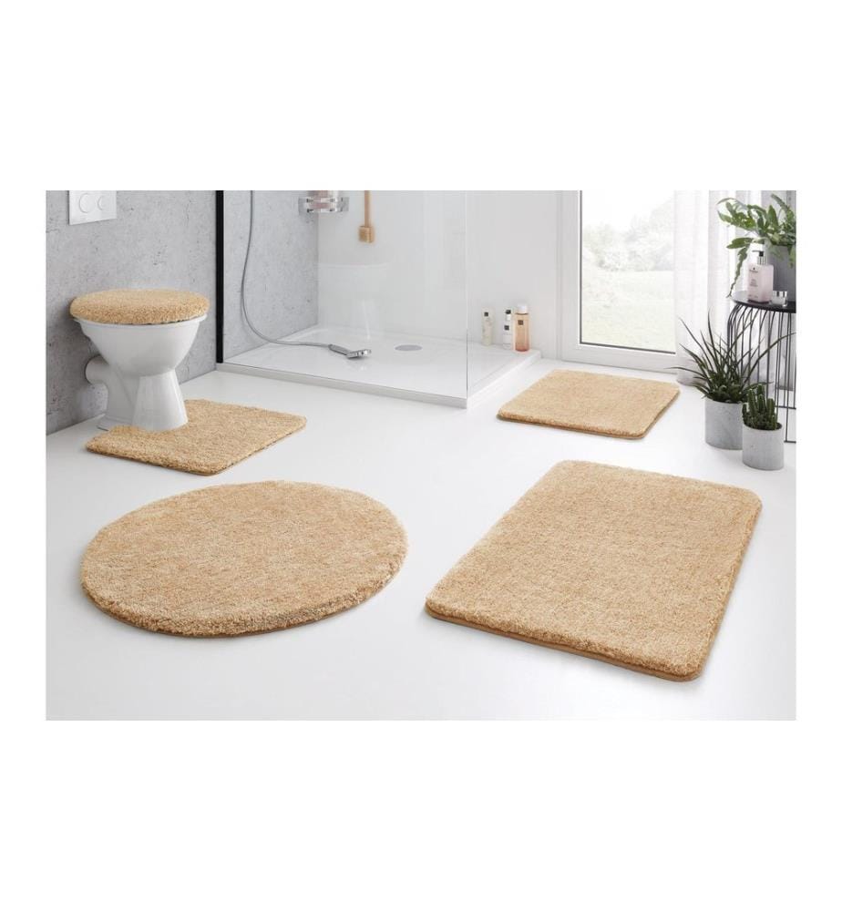 KLEINE WOLKE - Badteppich Relax 60 x 100 cm, Champagner