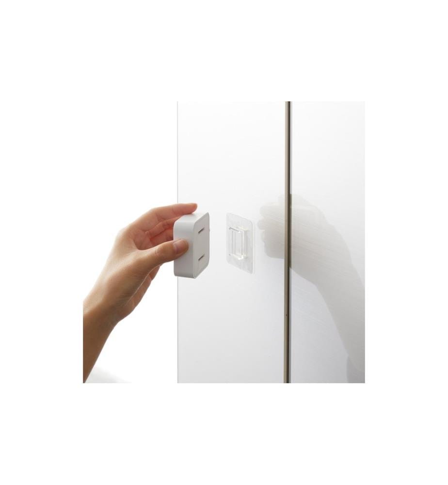 YAMAZAKI - Crochet mural Porte-serviettes Tower 5.5 x 2.3 x 5.5 cm, blanc