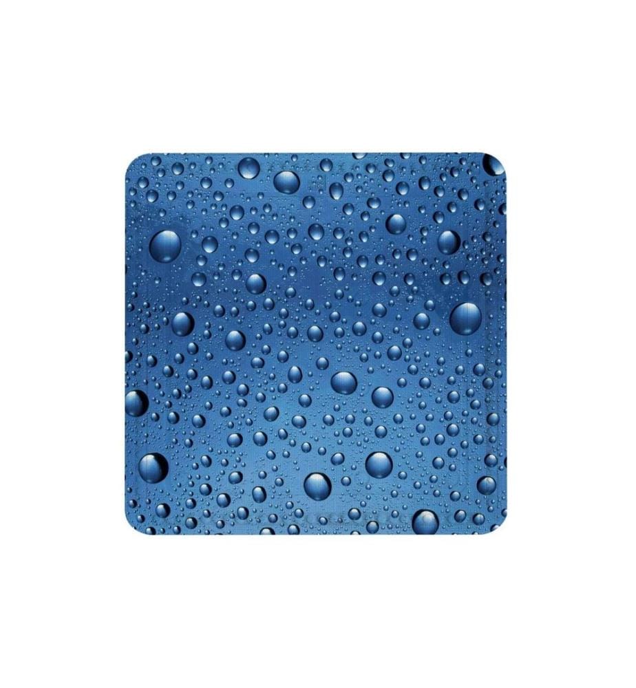 KLEINE WOLKE - Tapis de douche Bubble 55 x 55 cm, Bleu
