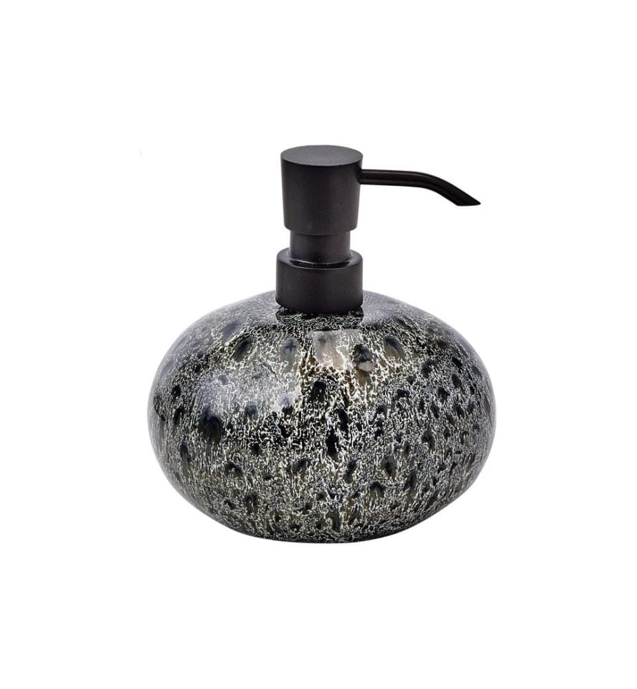 AQUANOVA - Distributeur de savon Ugo 500 ml, Noir