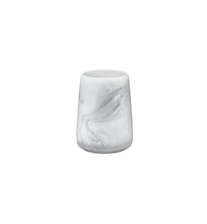 KLEINE WOLKE - Zahnputzbecher Marble Grau-Marmor
