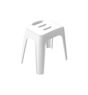 SPIRELLA - Badezimmerstuhl Duschsitzhocker Weiss