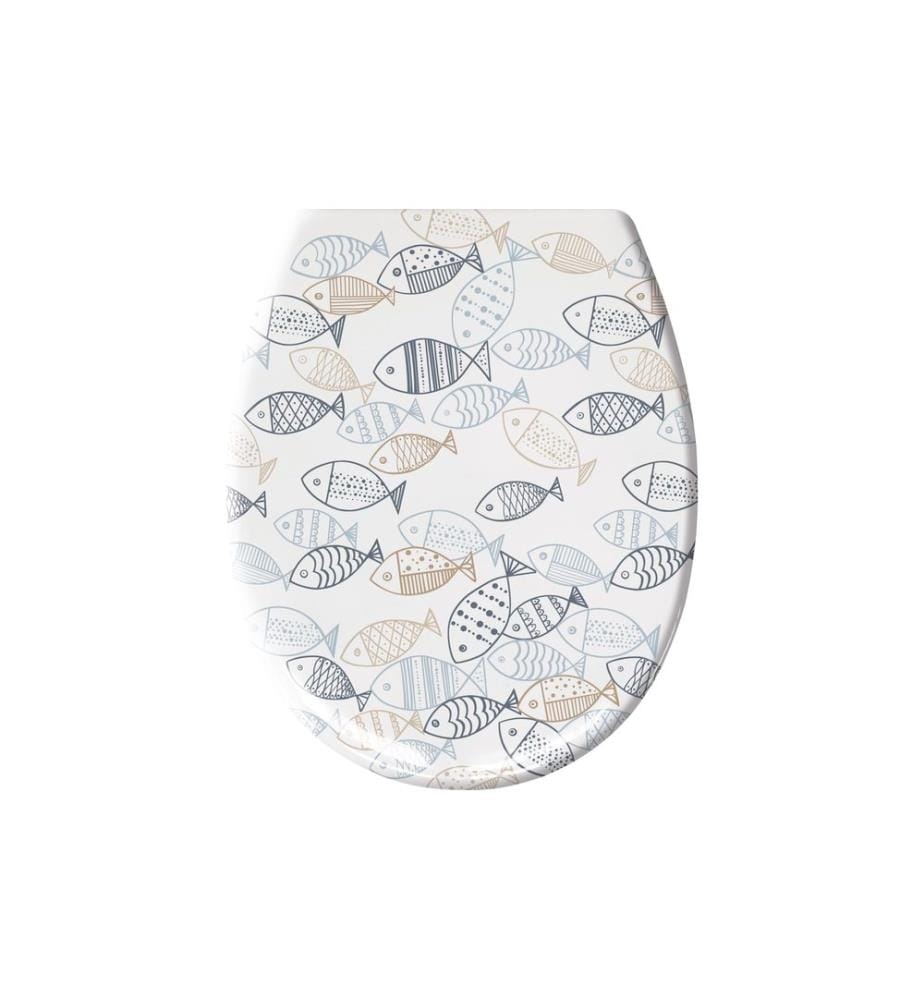 KLEINE WOLKE - Toilettensitz Sardinas mit Absenkautomatik, Mehrfarbig