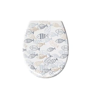 KLEINE WOLKE - Toilettensitz Sardinas mit Absenkautomatik, Mehrfarbig