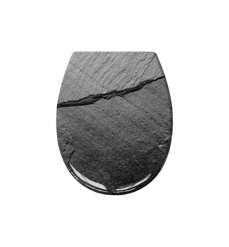 KLEINE WOLKE - Toilettensitz Slate Schwarz