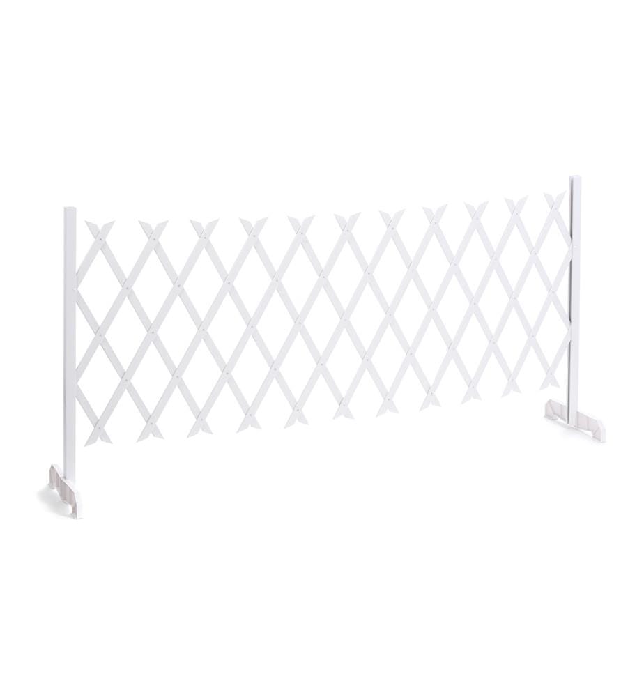 Recinzione in PVC estensibile di 150 cm - Bianco