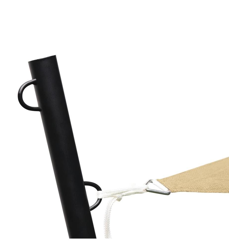 Voile d'ombrage rectangulaire - 4 x 6 m -Beige