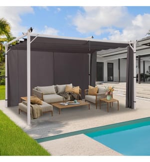 Universalvorhang für Pergola Izifi x 3 m - Grau