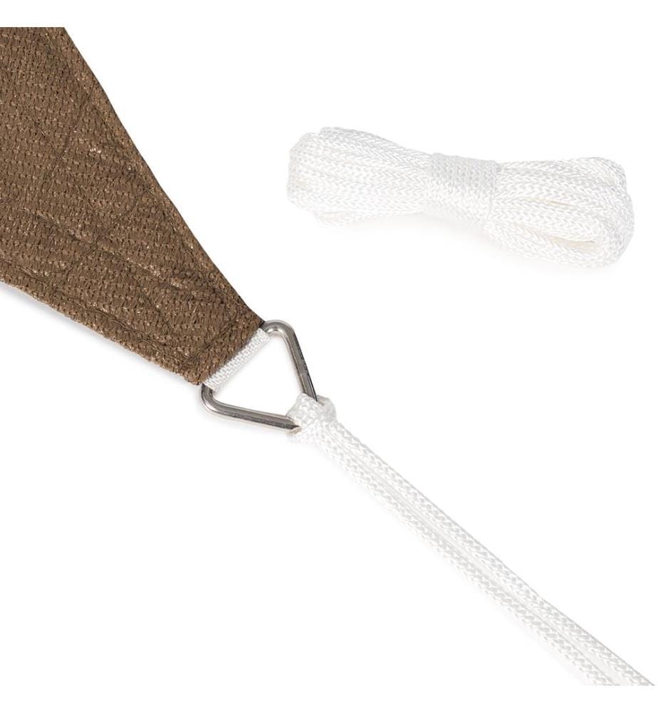 Rechteckiges Sonnensegel - 4 x 6 m - Taupe