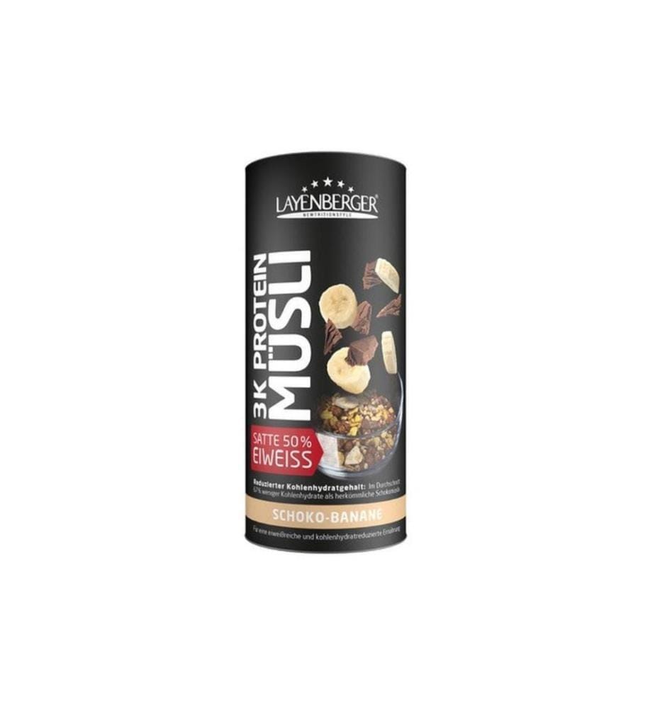 LAYENBERGER - 3K Protein-Müsli Chocolat et banane 390 g