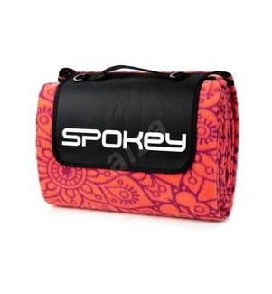 SPOKEY - Picknickdecke Picnic Mandala 180 x 210 cm, Coral-Violet