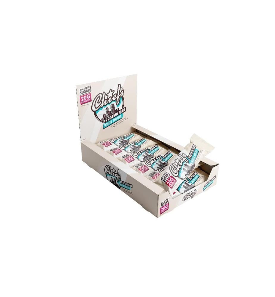 CHIEFS - Riegel Protein Bar White Mocha 12 x 55 g