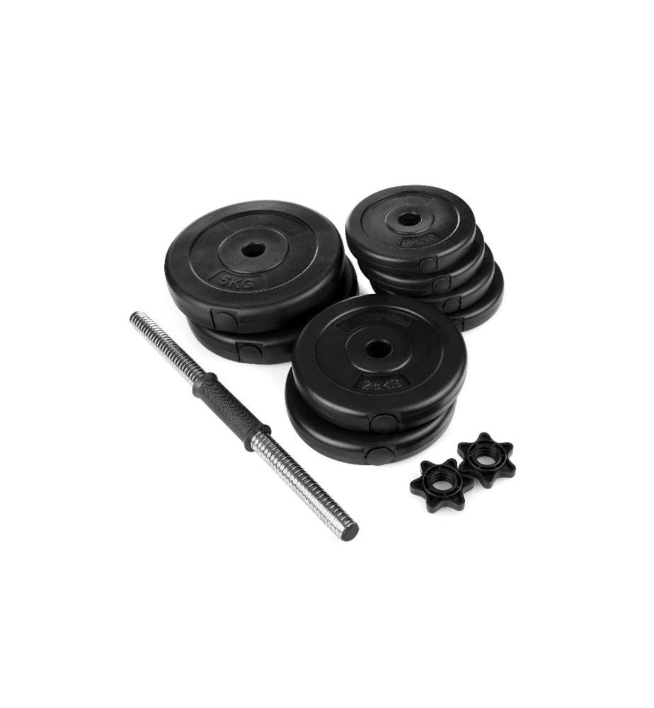 SPOKEY - Set d'haltères courts 20 kg