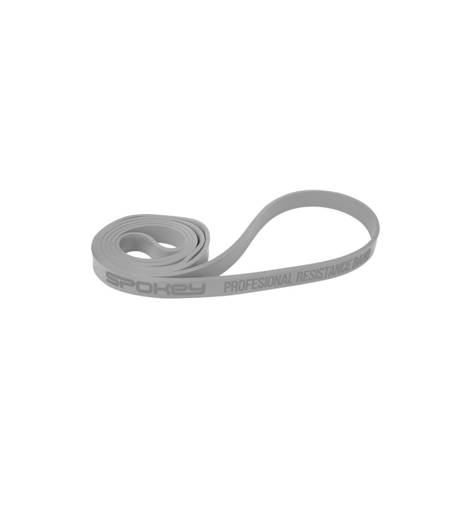 SPOKEY - Bande élastique de musculation Power Gris, léger, 208 cm