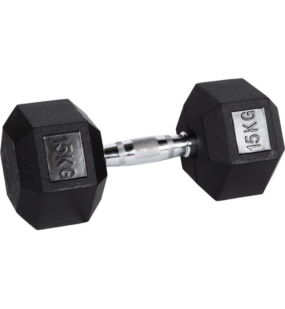 Fitcom - Hex Dumbbell 15 kg