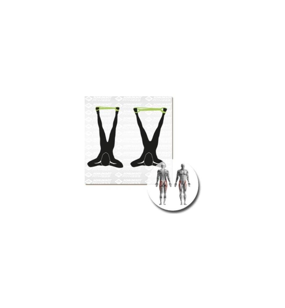 Schildkröt Fitness Bande élastique de musculation Sangle élastique, 15 kg