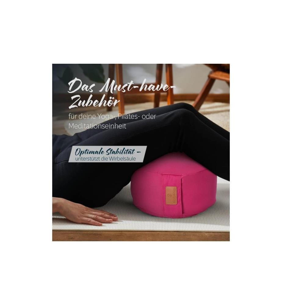 DoYourYoga - Coussin de yoga Vishnu Rose
