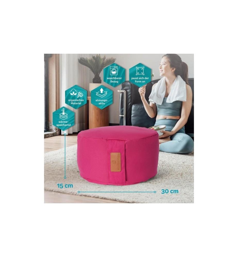 DoYourYoga - Coussin de yoga Vishnu Rose