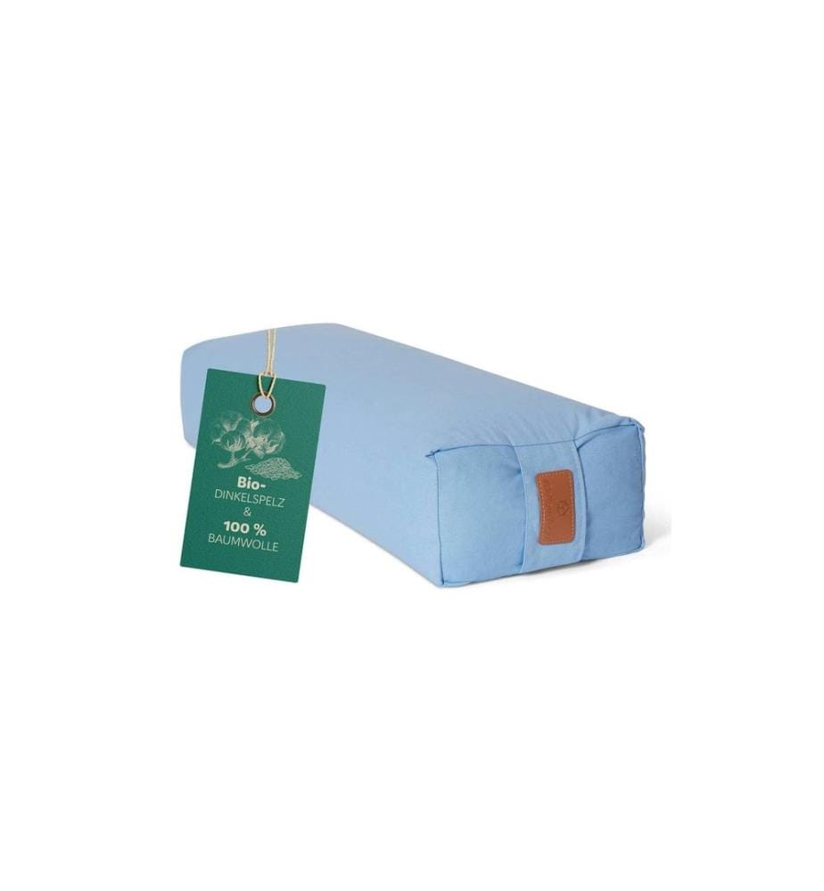 DoYourYoga - Coussin de yoga Paravati Peau d'épeautre bio, bleu clair