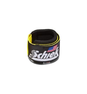Schiek Sports - Repose-poignets Jaune fluo