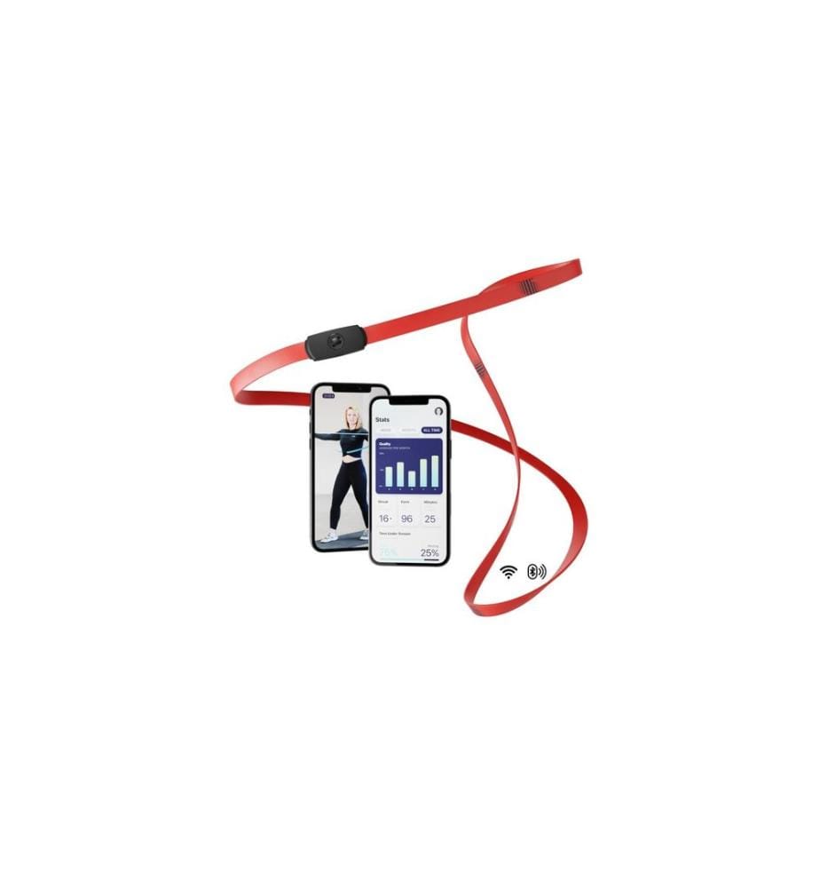 Straffr - Bande élastique de musculation Strong, rouge