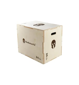 Gladiatorfit - Boîte à sauter Plyobox en bois 3 en 1