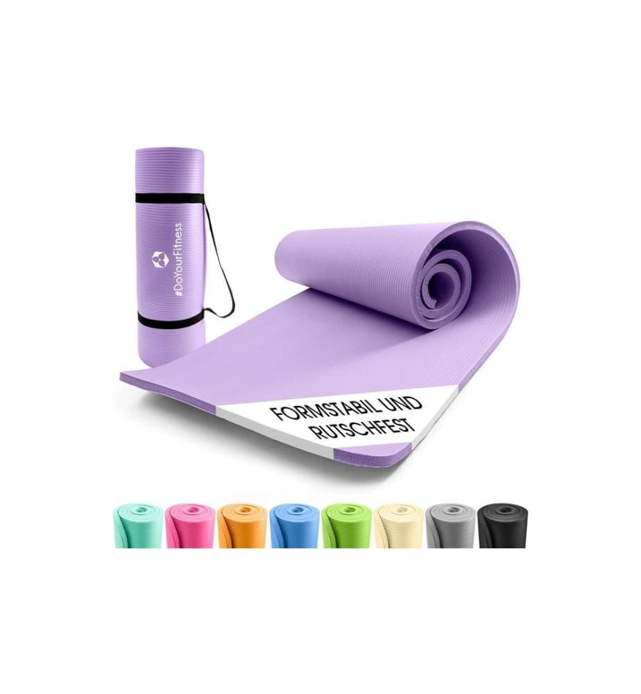 World Fitness - Matelas de fitness Yamuna 183 cm x 61 cm, Violet