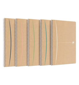 Oxford Carnet de notes A4, ligné, assorti