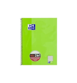 Oxford Cahier Bloc-notes collège A4+, KarLi, vert clair