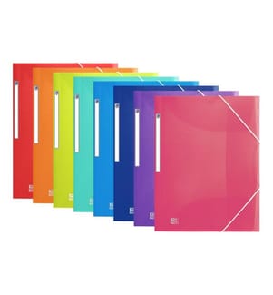 Oxford Gummibandmappe A4, assortiert