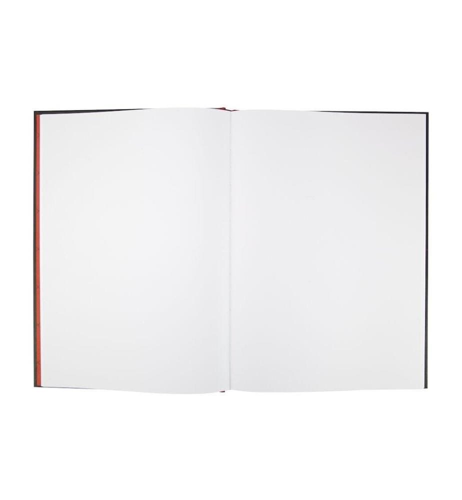 Oxford Bloc-notes A4, vierge, noir/rouge